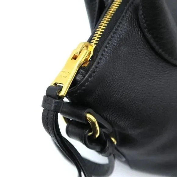 Prada Leather Black Shoulder Bag - Picture 5 of 9